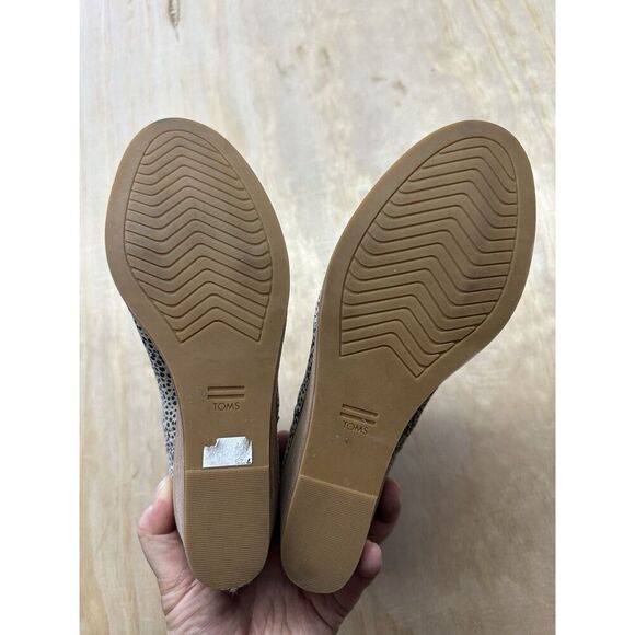 Tom’s Wood Wedge Bootie Suede Dot Pull On 7.5 M - Picture 3 of 6